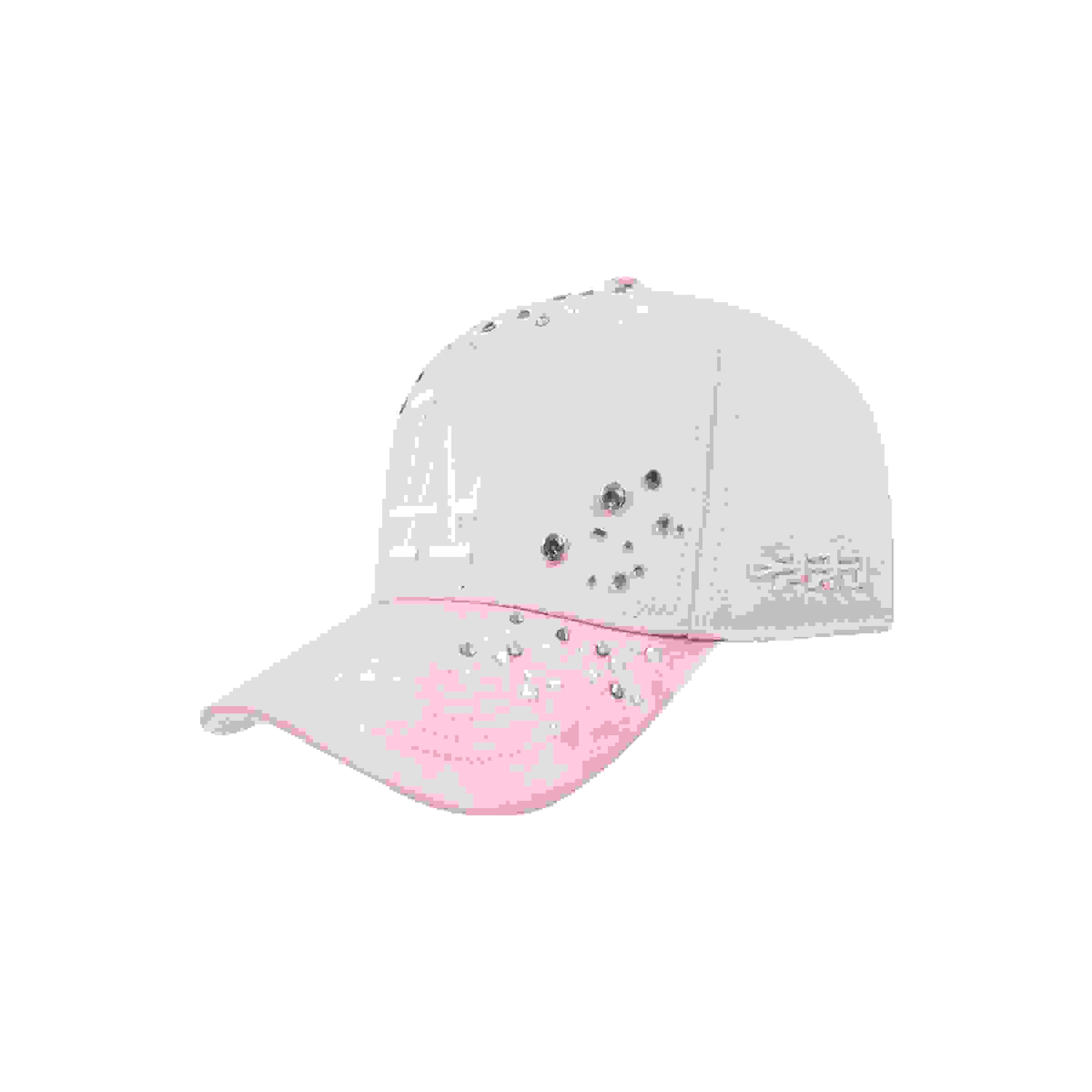 Pro Standard Los Angeles Dodgers Iced Out Pink Snapback Hat